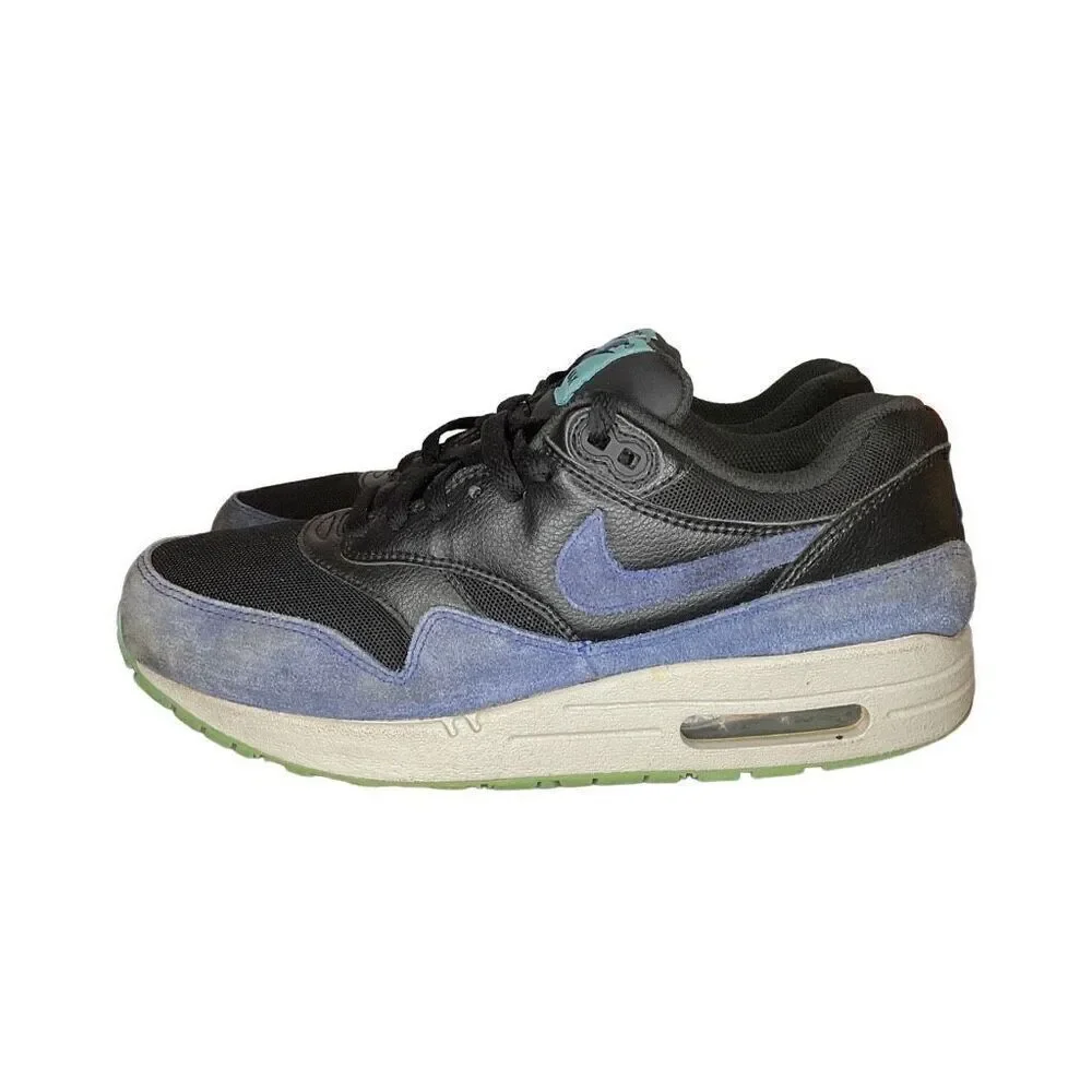 Nike Air Max 1 Essential 2015 Women's Size 9 Black/Deep Royal 599820-016